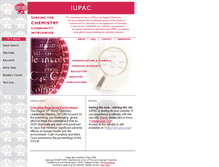 Tablet Screenshot of old.iupac.org